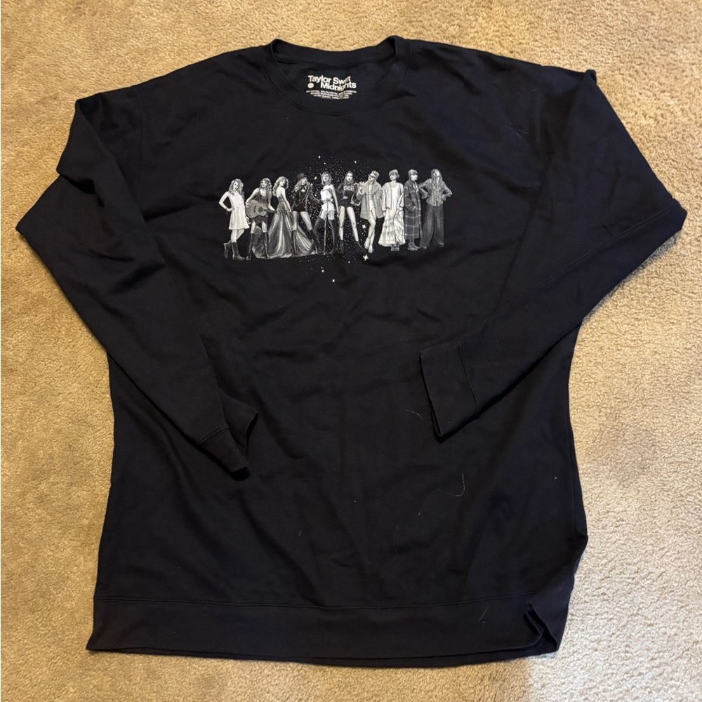 Taylor Swift Navy Crewneck Eras Tour